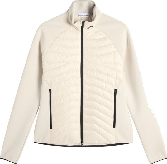 J. Lindeberg Heyden Quilt Hybrid Jacket   Cream   XXL