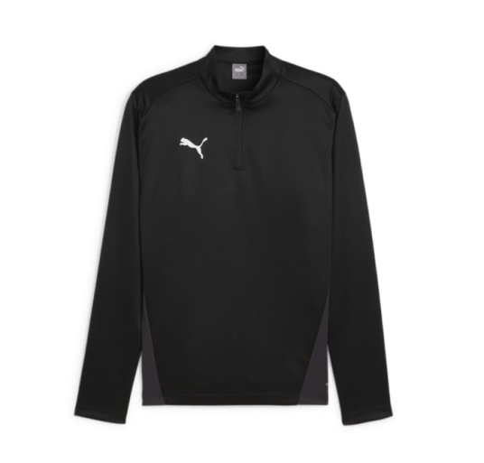 Puma Teamgoal Training 1/4 Zip Top Jr 03 Puma Black-Puma White-Flat Dark Gray 116