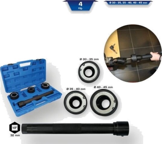 KS TOOLS BT661350 Løseverktøysett, styrestag kuleledd
