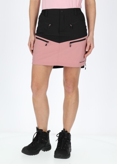 Swedemount Lofoten Stretch Skirt W Black/Dusty Rose 36 Korte Skjørt