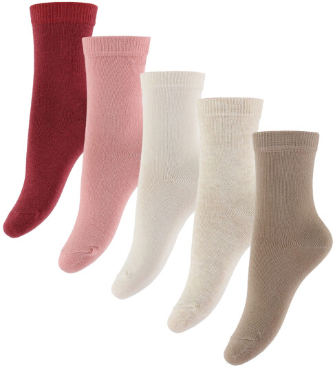 Minymo Rose Cloud Ankelsokker - multi (5-pakning) 35-38