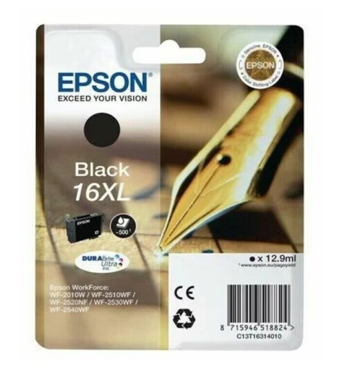Original blekkpatron Epson 16XL svart