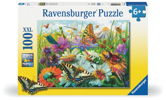 Puslespill 100 Insektenes Verden Ravensburger Puslespill 100 Insektenes Verden Ravensburger
