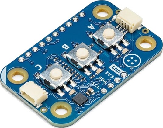 Arduino Modulino Buttons – knappmodul med LED indikering Arduino Modulino Buttons – knappmodul med LED indikering