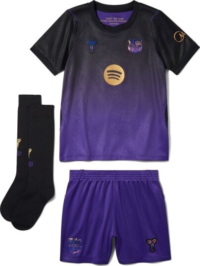 Barcelona Bortedrakt 2026/27 Mini kit Barn Nike størrelse XL: 122 128 cm
