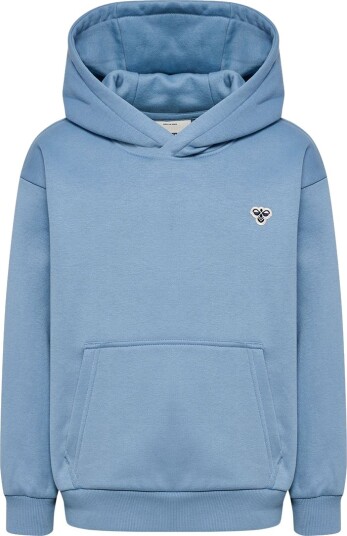 Hummel Hettegenser   hmlJr Loose Hoodie Bee   Falmet Denim   Hummel   11 12 år 146 152   Hettegenser   Blå