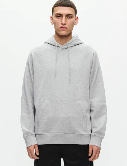 WOOD WOOD Wwfred Hoodie 25217   Grey   XL