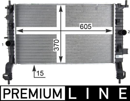 Radiator MAHLE ORIGINAL CR 2119 000P