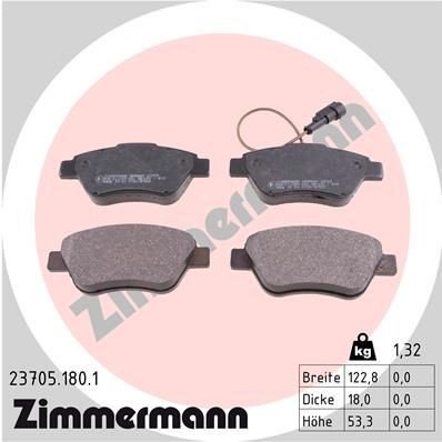 Bremseklosser ZIMMERMANN 23705.180.1