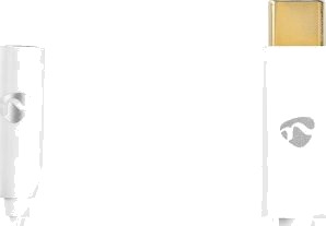 Nedis Ccbw65950wt015 3.5Mm Hunkjønn Usb Type C Hankjønn 0,15 M Hvit Nedis Ccbw65950wt015 3.5Mm Hunkjønn Usb Type C Hankjønn 0,15 M Hvit