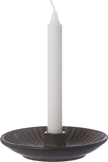 Ernst Lysestake Ø16 cm Stengods Brun
