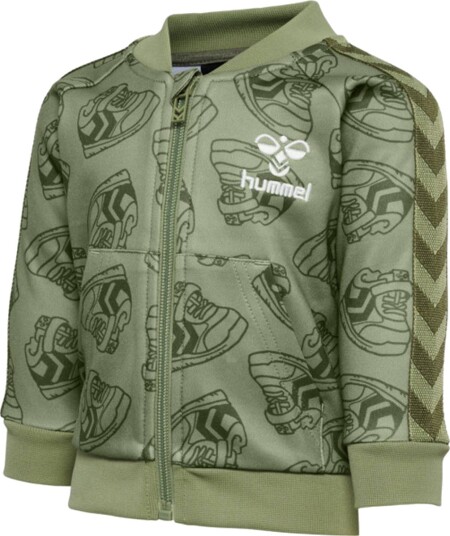 Hummel Sneaker Zip Jacket Oil Green (86 / 1,5 år)