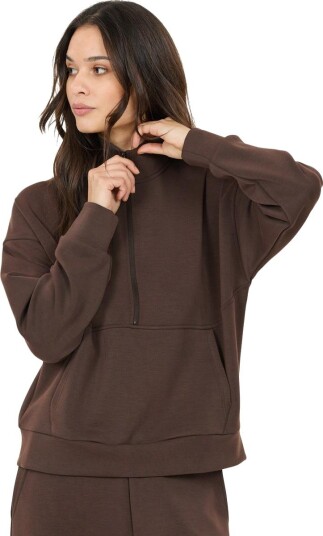 Athlecia Jillnana W Half Zip treningstrøye Dame Brun 42