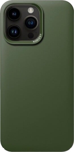 Nudient Thin Case iPhone 14 Pro Max Deksel - MagSafe Kompatibel - Pine Green