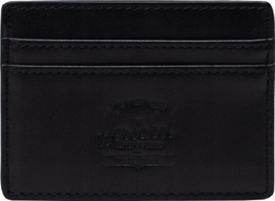 Herschel Herschel Charlie Leather Rfid Wallet 11146-00001 Svart One Size Herschel Herschel Charlie Leather Rfid Wallet 11146-00001 Svart One Size