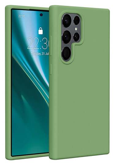 Etteri Silikondeksel for Samsung Galaxy S25 Ultra Lysegrønn