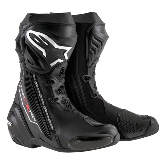 Alpinestars Supertech R MC-Støvel Svart Alpinestars Supertech R MC-Støvel Svart