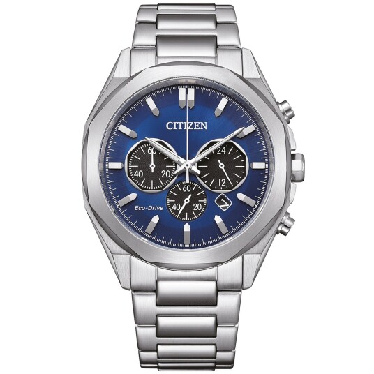 Citizen Eco-Drive Chronograph CA4590-81L - Herre - 41 mm - Analog - Kvarts urverk - Mineralglas
