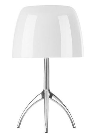 Foscarini Lumiere Bordlampe Piccola Hvit Aluminium med Dimmer Foscarini Lumiere Bordlampe Piccola Hvit Aluminium med Dimmer