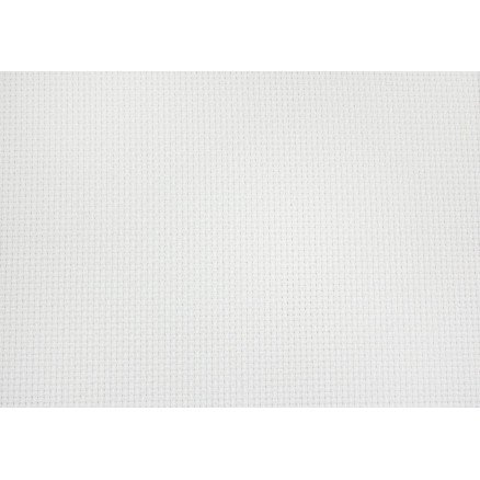 Permin Aida 44tr Broderistoff 130 cm hvit 50 cm
