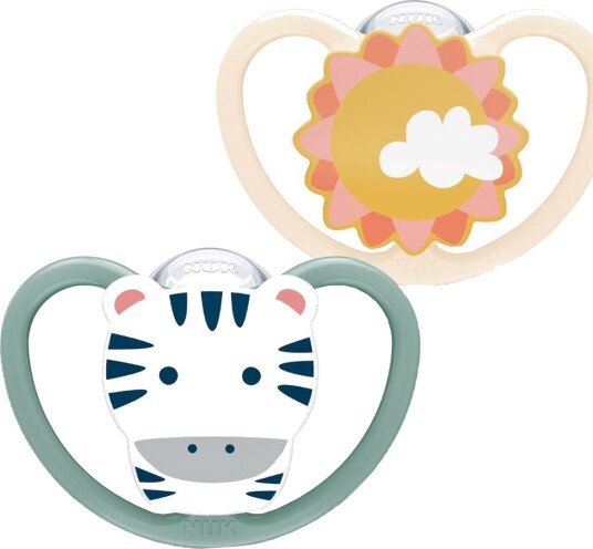 Nuk Space Smokk Zebra 6-18m Flerfarget ONE SIZE Nuk Space Smokk Zebra 6-18m Flerfarget ONE SIZE