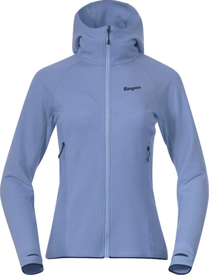 Bergans Women's Tind Merino Hood Jacket Blueberry Milk XS Bergans Women's Tind Merino Hood Jacket Blueberry Milk XS