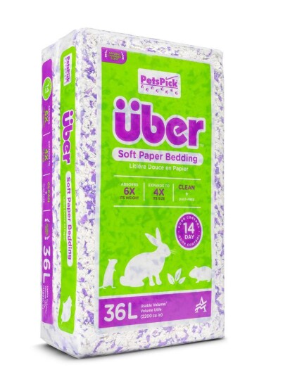 Akudim Über Papirstrø Med Lavendelduft Hvit/Lilla 56L Akudim Über Papirstrø Med Lavendelduft Hvit/Lilla 56L