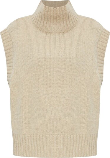 Rethinkit Studios Dame Strikkevarer Beige S,