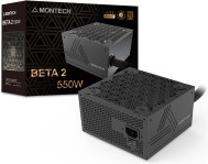Montech Beta 2 550W 80 Plus Bronze ATX 3.1 Strømforsyning Montech Beta 2 550W 80 Plus Bronze ATX 3.1 Strømforsyning