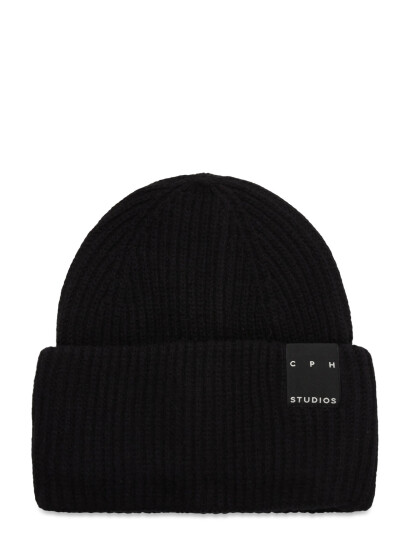 Copenhagen Studios Cph Beanie 3 Wool Mix Black - Black - ONE SIZE Copenhagen Studios Cph Beanie 3 Wool Mix Black - Black - ONE SIZE
