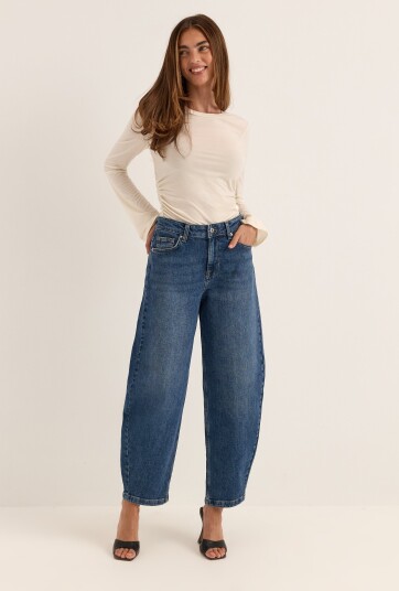 Bubbleroom Barrel Leg Jeans