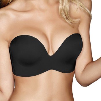 Wonderbra BH Ultimate Silhouette Micro Strapless Svart H 80 Dame Wonderbra BH Ultimate Silhouette Micro Strapless Svart H 80 Dame