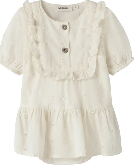 Lil"Atelier Nbfhosa Ss Loose Body Dress Lil Cream 80 Lil"Atelier Nbfhosa Ss Loose Body Dress Lil Cream 80