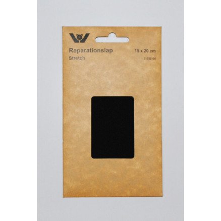 Vj Green Reparasjonslapp Stretch Jersey Svart 15 x 20 cm