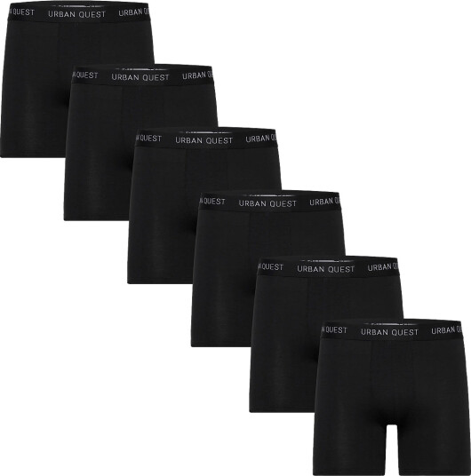 URBAN QUEST | 6 Pack Men Bamboo Long Leg Tights | L
