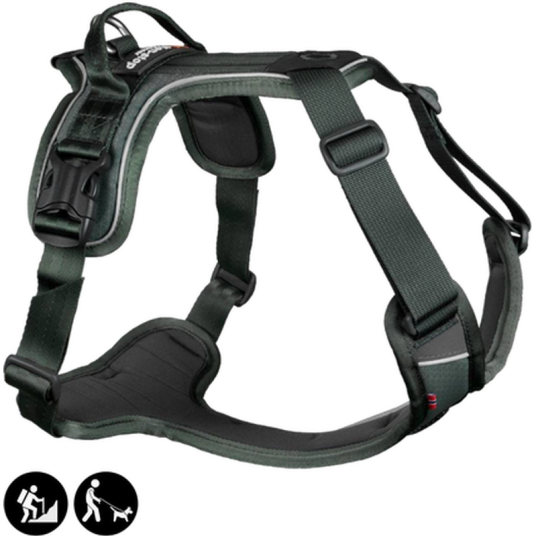 Ramble Harness Green Medium Hund Halsbånd Non-Stop Dogwear