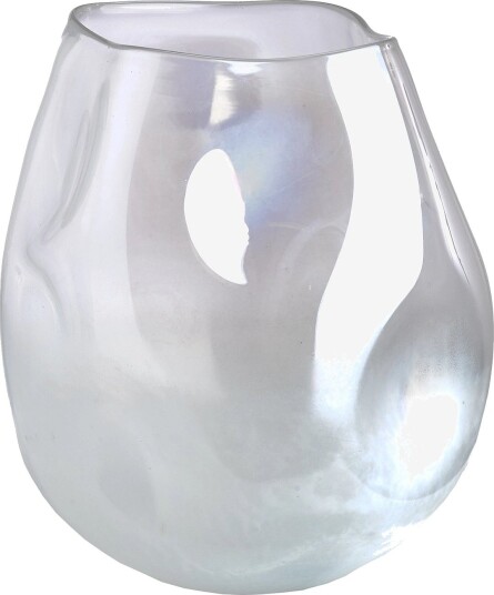 POLSPOTTEN Vase Collision White S - WHITE - Ø19.5X H20.5 cm