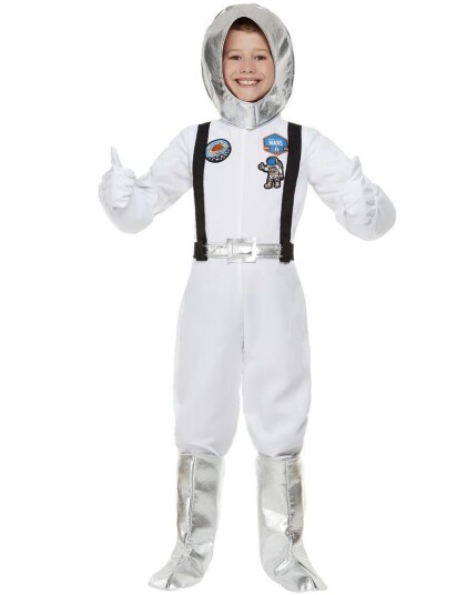 Komplett Astronaut Kostyme til Barn 4 Deler Strl 4 6 ÅR