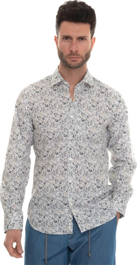 Canali Herre Skjorter Grå 3XL,