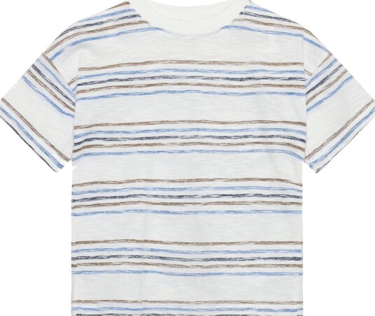 En Fant T Shirt Ss Stripe White 134