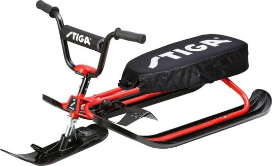 Stiga Snowracer Curve Sx Med Setetrekk Rød/Sort Stiga Snowracer Curve Sx Med Setetrekk Rød/Sort