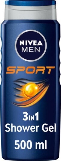 NIVEA MEN Shower Gel Sport 3 In 1 (500 ml)