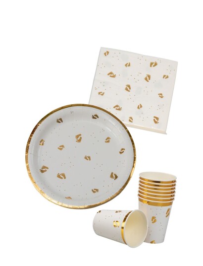 Joker Baby Gold Party Pack White One Size
