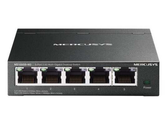 Mercusys Ms105gs M2 Uhåndtert Gigabit Ethernet 10/100/1000 Full Tosidig Kan Monteres På Vegg