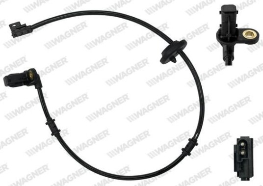 Sensor, ABS WAGNER ABS01207 Sensor, ABS WAGNER ABS01207