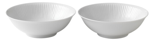 Royal Copenhagen White Fluted bolle 2-pakn. 35 cl