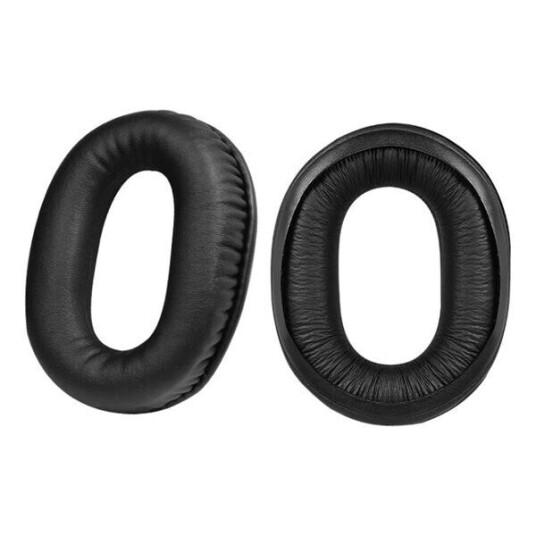 Øreputer i kunstlær til Sony MDR RF995R / WH RF400R   Svart