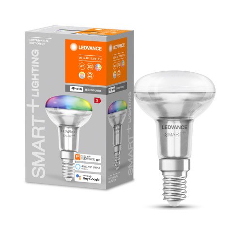 Ledvance Smart+ Wifi E14 reflektorpære, fargeendring + justerbar hvit