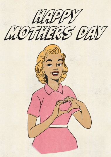Namly Design Plakat Vintage Morsdag POSTERICSNKV