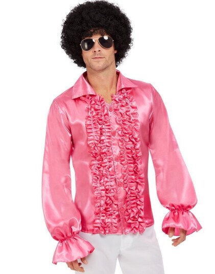 Rosa 70 Talls/Disco Kostymeskjorte til Mann Strl L